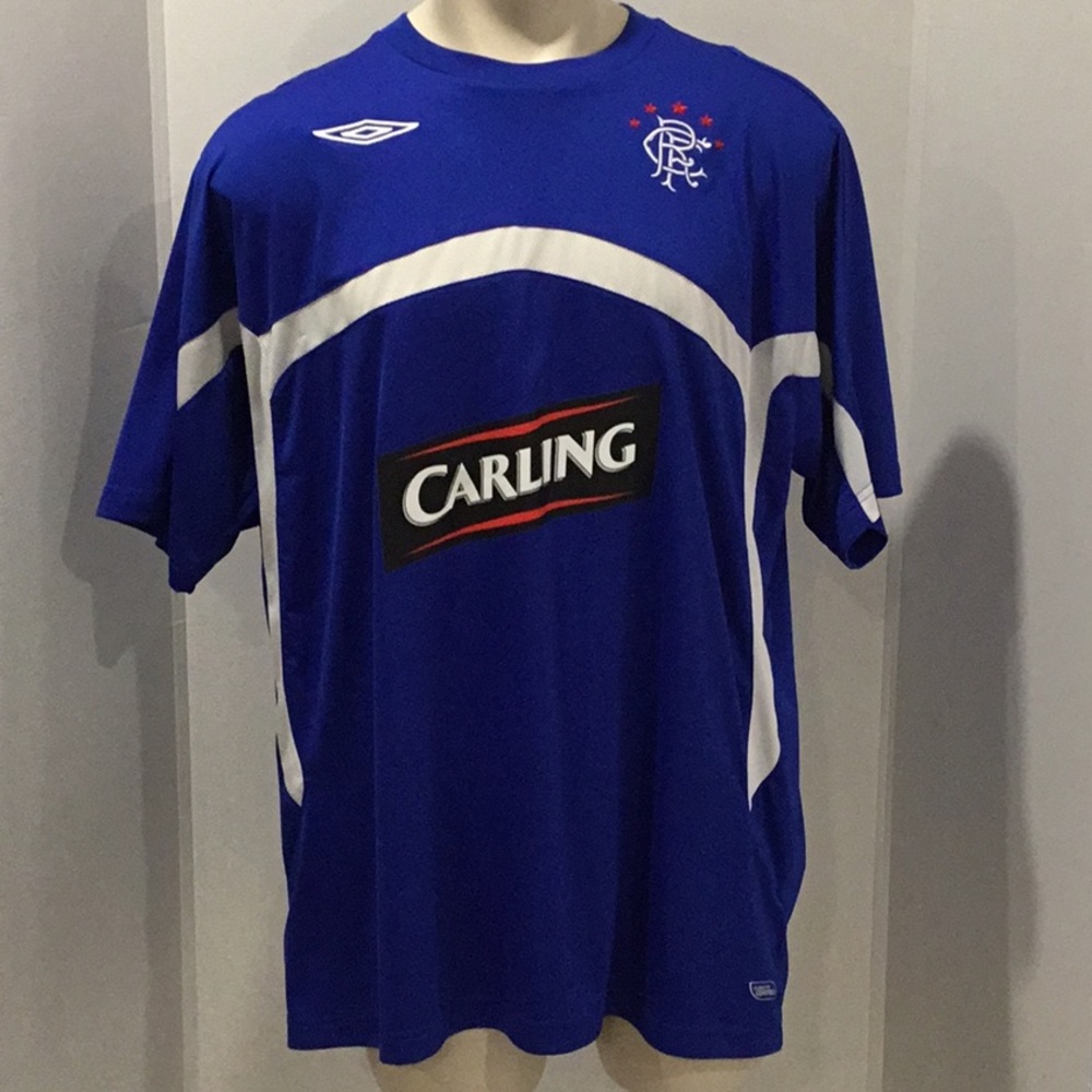 🇨🇦Men’s XXL Umbria Glasgow Rangers Jersey